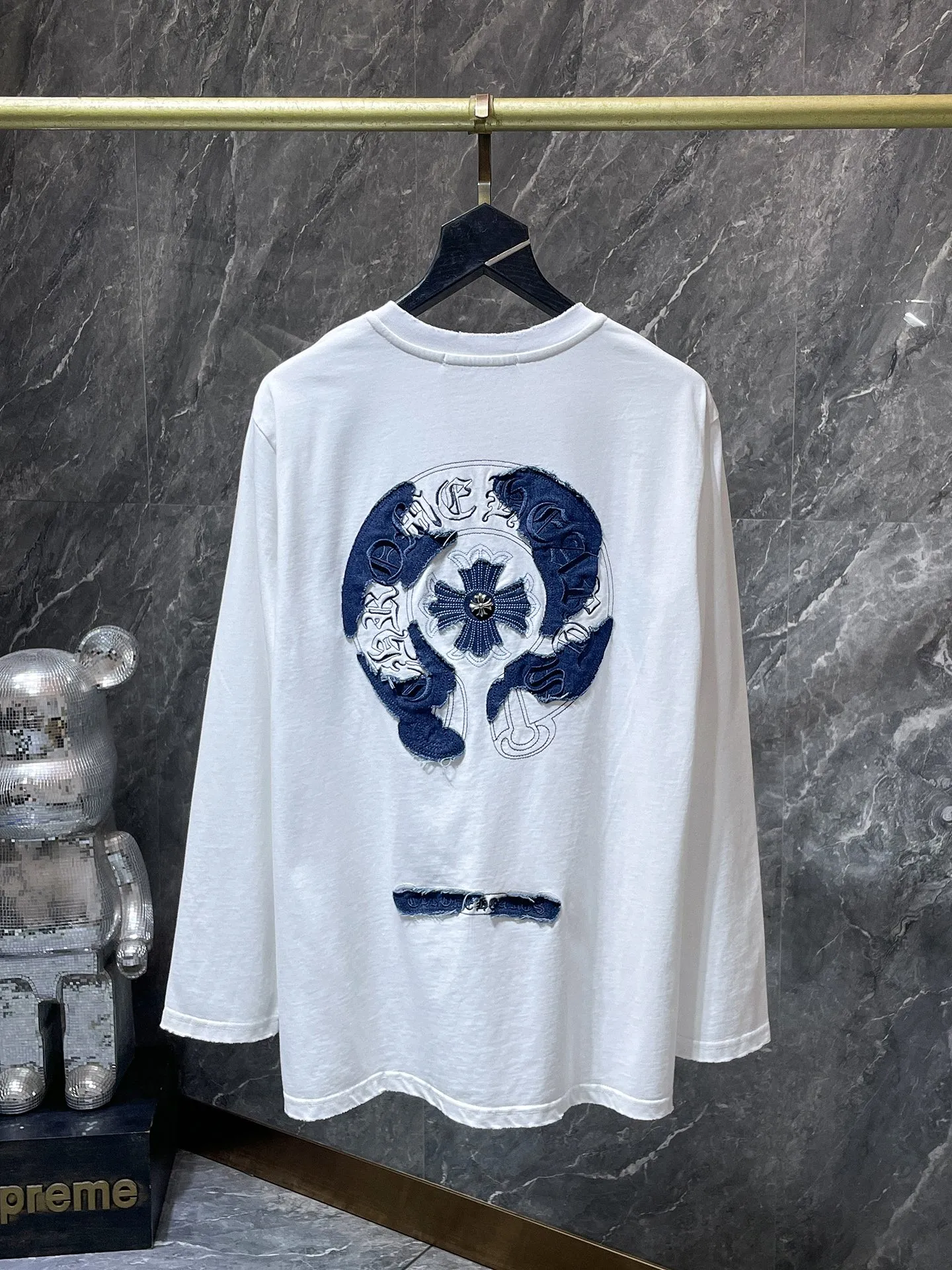 8071# Chrome Hearts 🍁 TSeries🍁 g T 1 1 ：Black White Sizes：S、M、L、XL